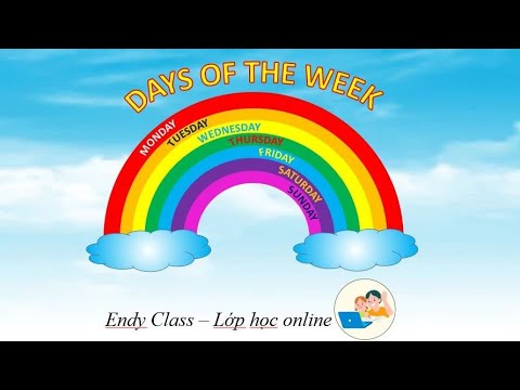 Video 5 phút học các ngày trong tuần bằng tiếng Anh - Days... - YouTube
