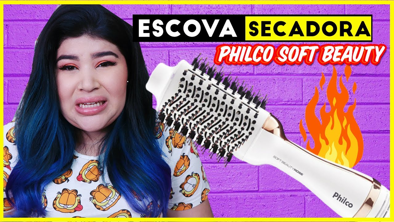 Escova Secadora Philco Soft Beauty Cheiro De Queimado E Mais Youtube
