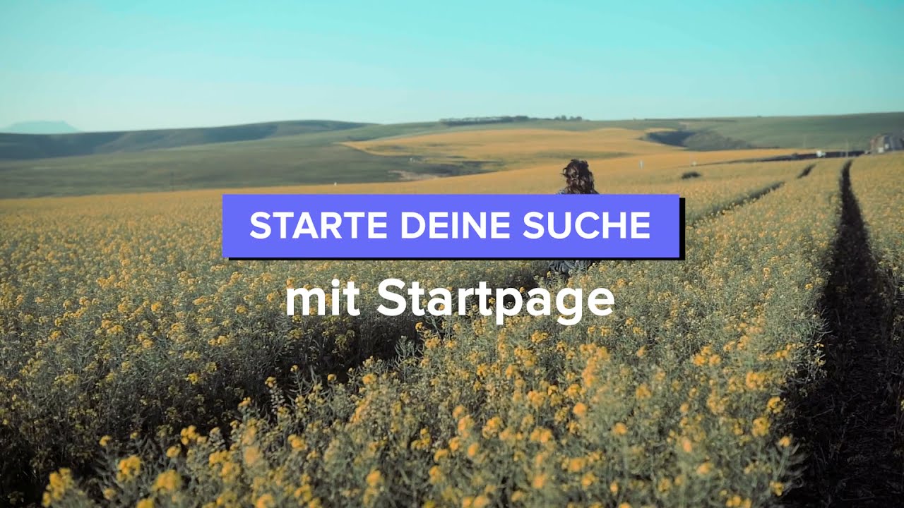 Befreie dich mit Startpage von Trackern und personalisierter Werbung! 