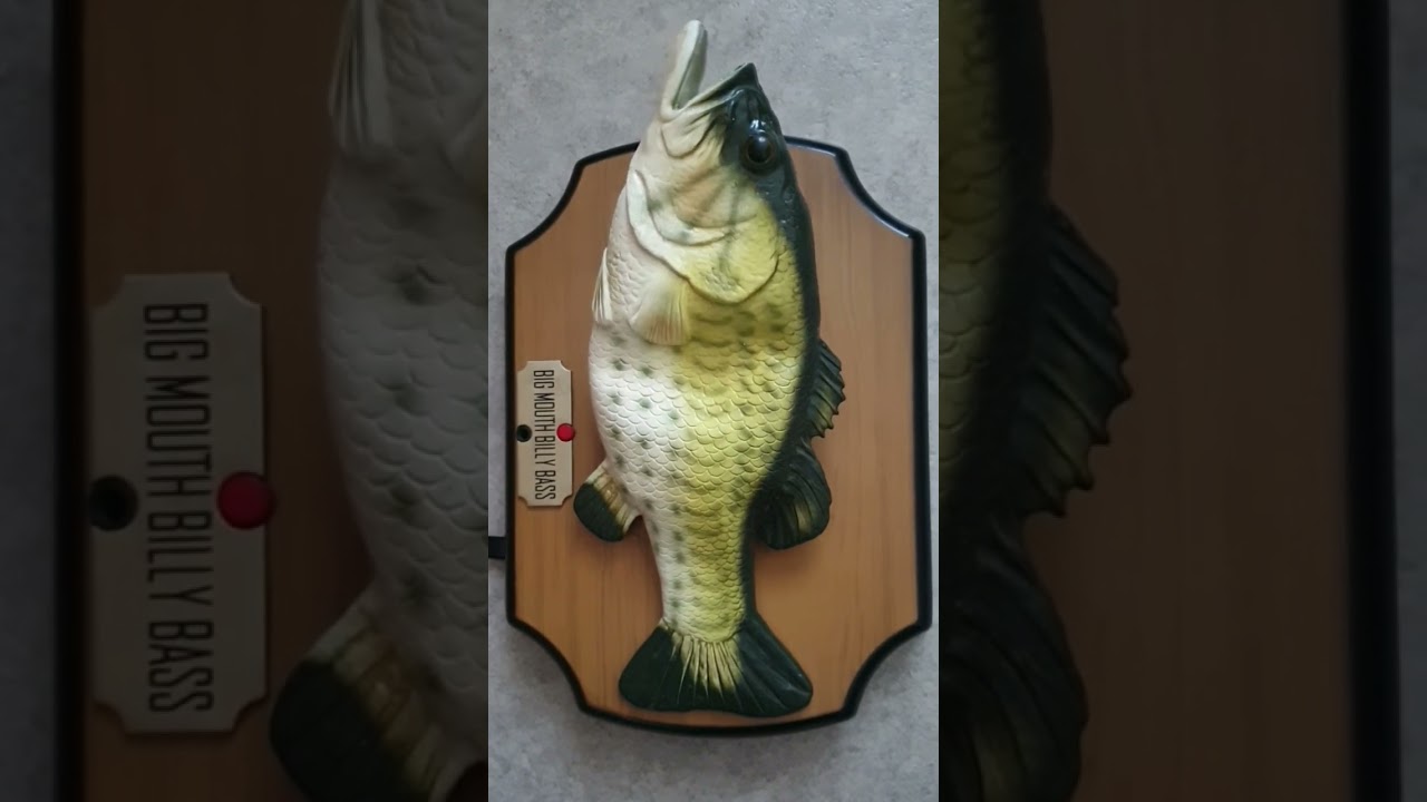 Big Mouth Billy Bass Poisson Chantant Noël Vintage 1999 - Neuf Dans