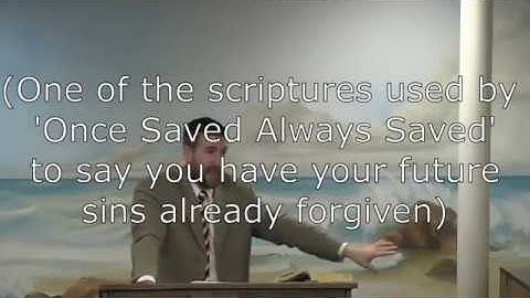 Steven L. Anderson Once Saved Always Saved Lies sanderson11