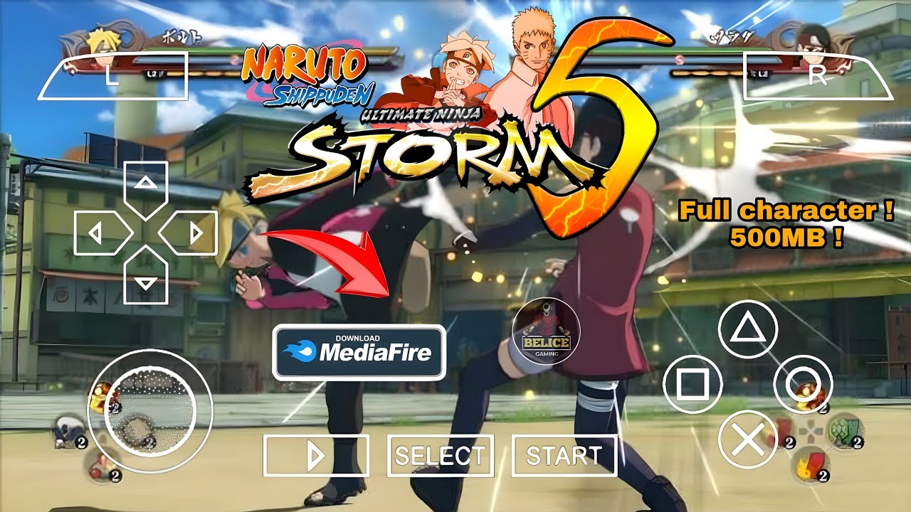 Naruto Shippuden: Ultimate Ninja Storm 5 PPSSPP ISO Download