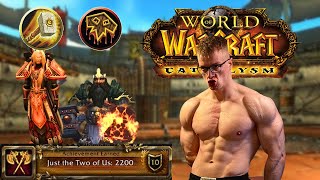 High Rated 2v2 Arena as Retribution Paladin + Enhancement Shaman on CATACLYSM | Whitemane Maelstrom