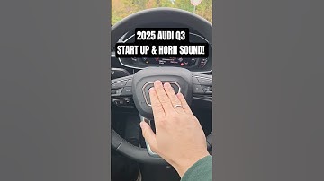 2025 AUDI Q3 START UP & HORN SOUND! #hornsound #catchingcars #shorts #audi #carhorn #startup #q3