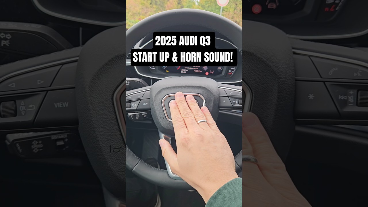 2025 AUDI Q3 START UP & HORN SOUND! 