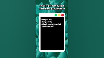 Javascript: perhitungan sederhana penjumlahan