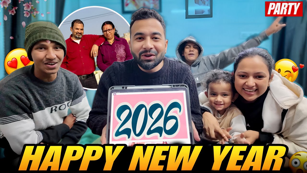New year party Celebrate with family 🥰 || priya jeet vlogs 