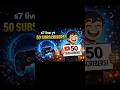 50 subscribe celebration #gaming how to grow your youtube channel in 7 day #bgmi #shorts