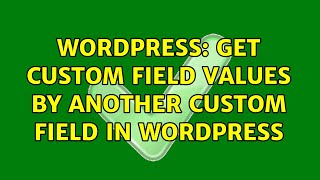 Famous Wordpress: Get Custom Field Values by Another Custom Field in WordPress Wealth