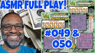 A.S.M.R. PLAY | Deluxe Crossword | Md LOTTERY SCRATCH OFF TICKETS #scratchers #asmrsounds 049 & 050 screenshot 3