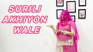 Surili akhiyon wale || Bollywood song ||marwadi dance ||ghoomar by saroj rathore 