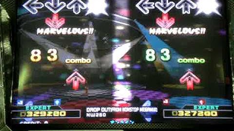 DDRX - DROP OUT(FROM NONSTOP MEGAMIX) hidden S-Expert stepchart