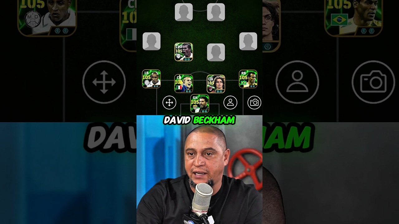 Roberto Carlos Picked His Ultimate Team 😱🔥