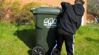 trash can down the hill ride (part 2)