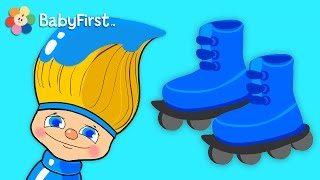 Blue Skies Ahead | Color for Kids | Petey Paintbrush | BabyFirstTV