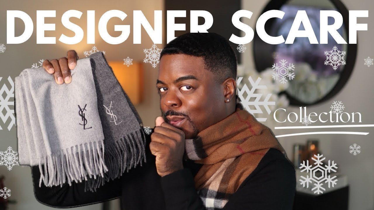 Designer Scarf Collection Feat YSL, Fendi and Burberry