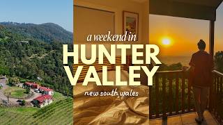 HUNTER VALLEY WEEKEND VLOG: our FIRST TIME in australia's first wine region 🍷