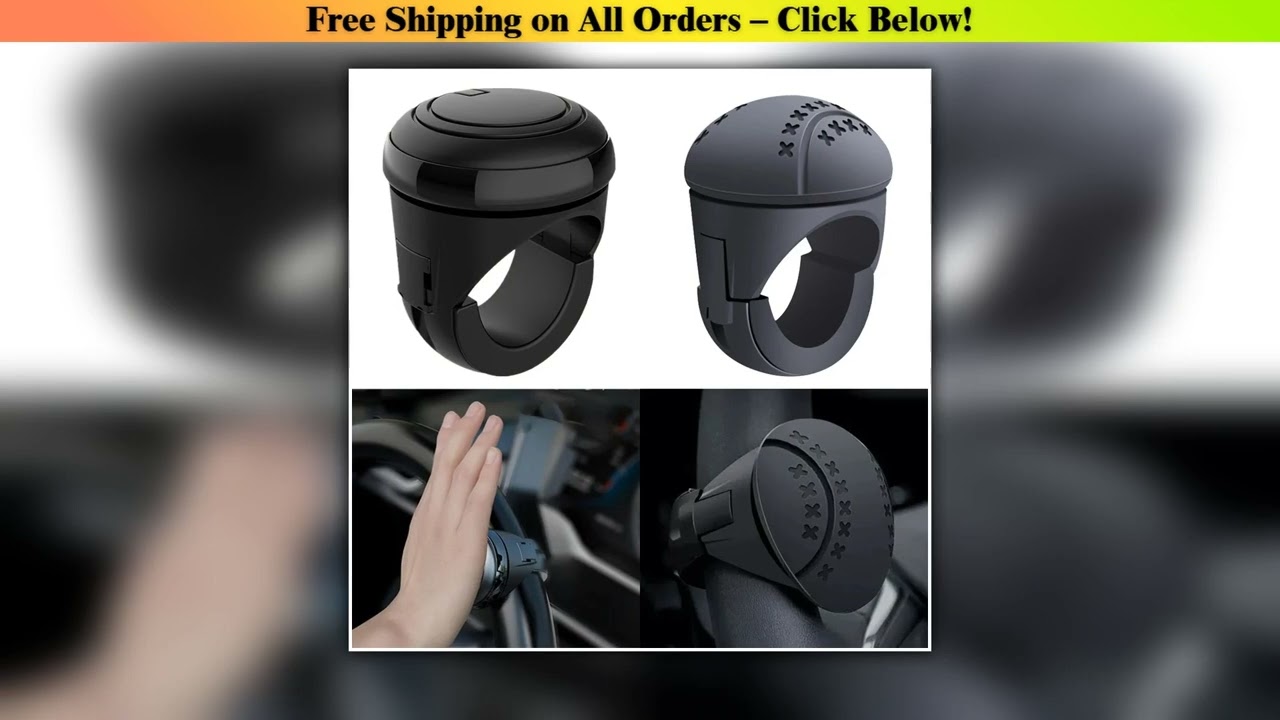 Turning Steering Wheel Booster  360 Rotation Spinner Knob Metal Bearing Power Handle Ball Shaped