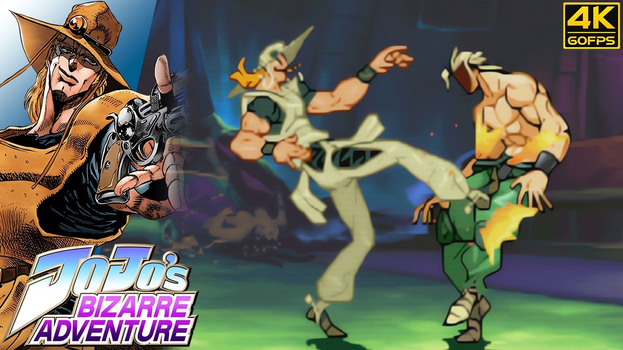 JoJo's Bizarre Adventure HFTF - Hol Horse (Arcade / 1998) 4K 60FPS