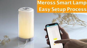 Elegant Smart Lamp, Easy Setup Process. | Meross