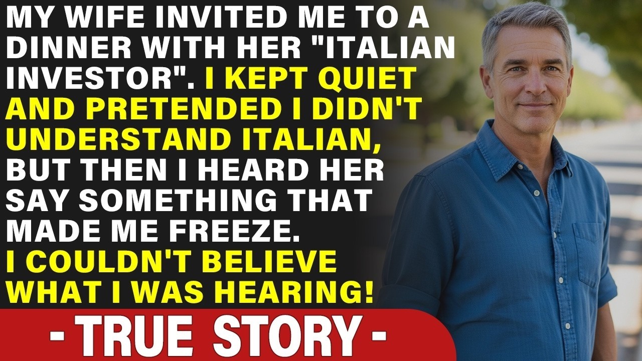 Nach siebenunddreißig Ehejahren saß ich mit meiner Frau im teuersten Italiener der Stadt. Sie glaubte, ich verstehe kein Italienisch – also redete sie mit ihrem Liebhaber direkt vor mir über mich....