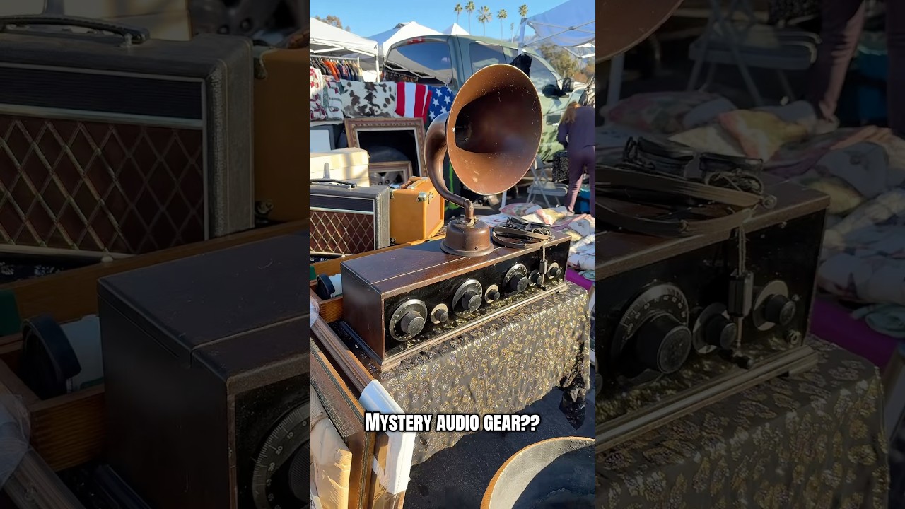Audio and musical finds at the flea market 