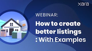 Webinar: How to Create Better Listings - with Examples