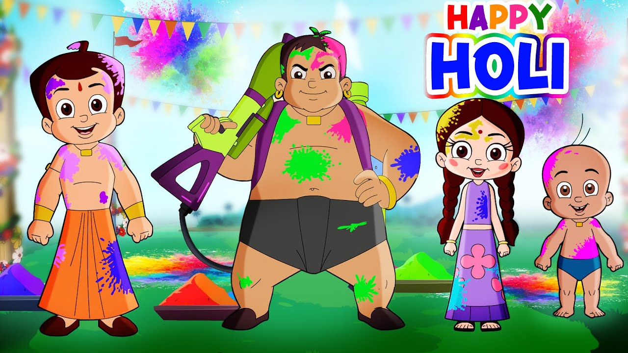 Chhota Bheem - Holi Dhamaka | Holi Special Video | Cartoons for Kids -  YouTube