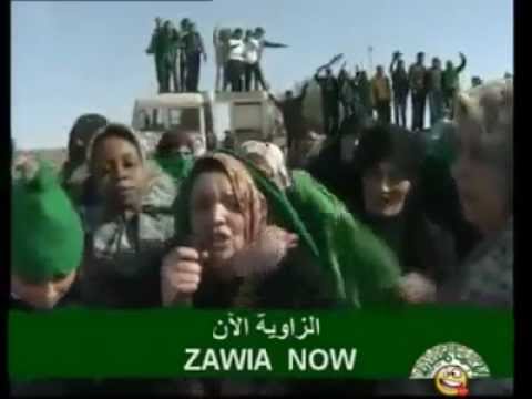 أحلى فيديو عن عبط وغرابة مؤيدي القذافي