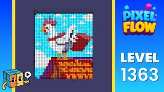 Pixel Flow Level 1363 Walkthrough Solution