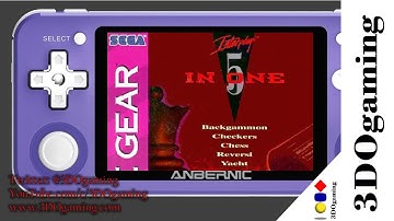 5 in 1 Funpak (Sega Game Gear) on the Anbernic RG351P