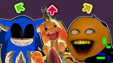 FNF Character Test | Gameplay VS Playground | VS Sonic.Exe | VS Bunzo Bunny | VS Orange