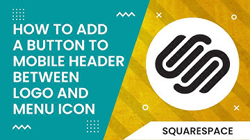 Squarespace - How to add a button to mobile Header between logo and menu icon