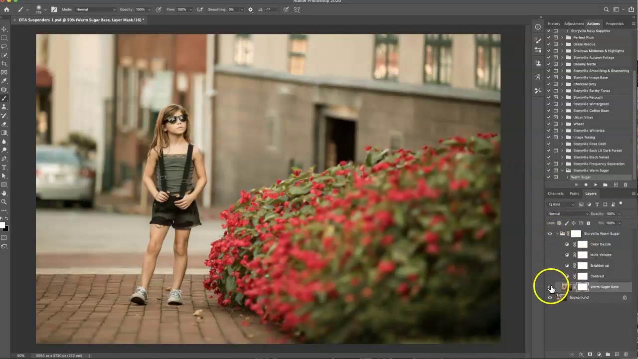 Storyville Warm Sugar Photoshop Action