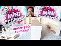 DIY MINI MART FOR MINI BRANDS FROM DOLLAR TREE *EASY TUTORIAL*