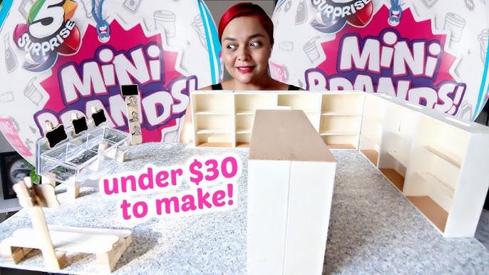 How to Build Mini Brands Shelf and Basket, DIY