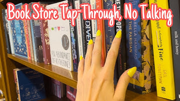 ASMR * Book Store Tap-Through!! * Fast Tapping & Scratching * No Talking * ASMRVilla