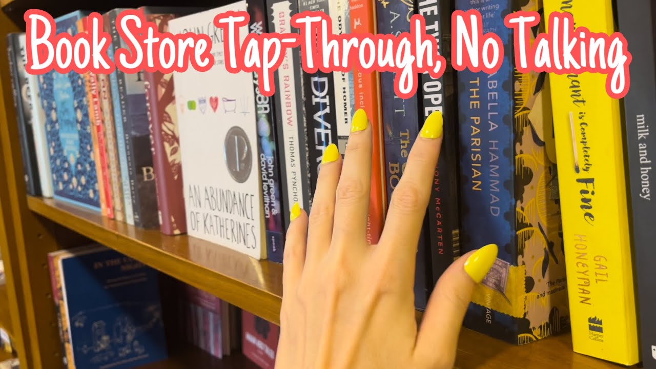 ASMR * Book Store Tap-Through!! * Fast Tapping & Scratching * No Talking * ASMRVilla