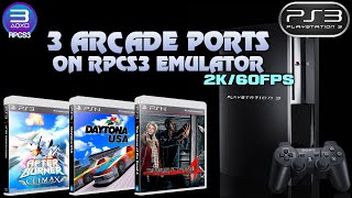 PS3 - 3 Arcade Ports on RPCS3 Emulator (2K/60FPS)