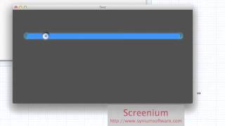 Custom Slider for MacOS X