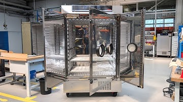 Custom Climate Chamber for PS Biopolymer: ICH750 with Iris Ports in Action