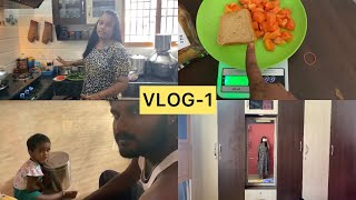 VLOG-1|weightloss update|100 days vlog challenge on YouTube|couple vlog|