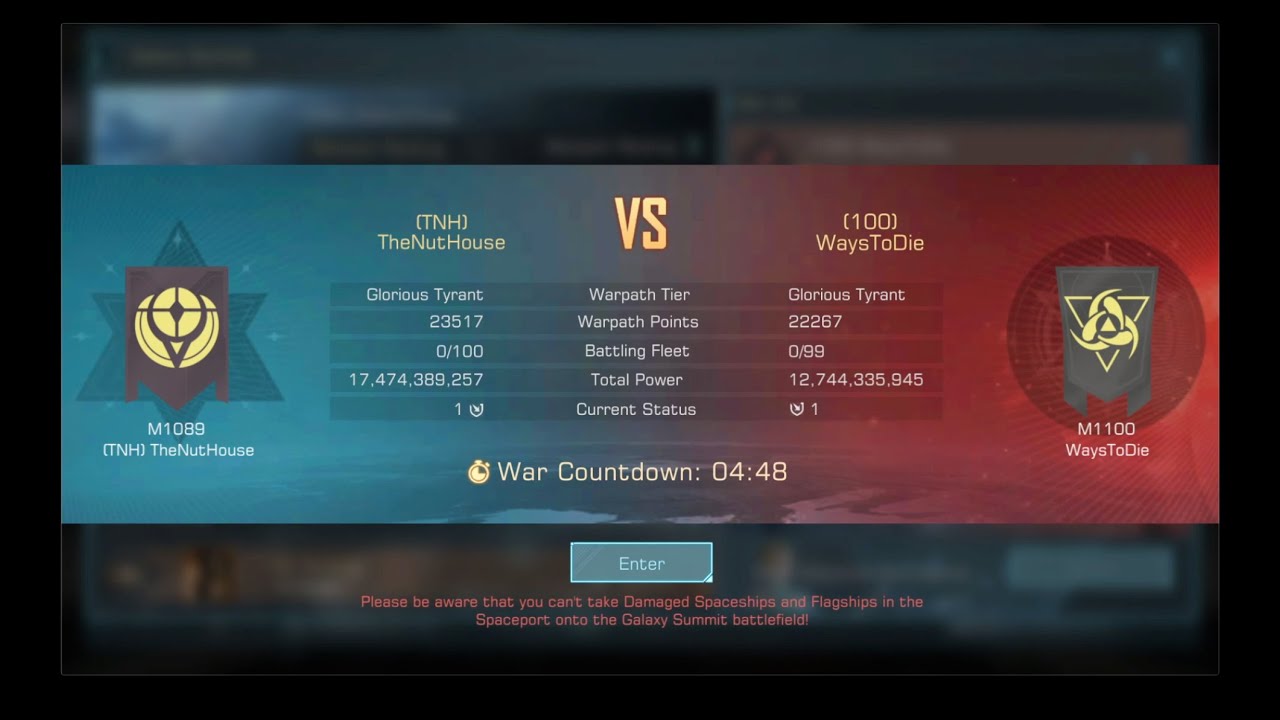 Infinite Galaxy | Galaxy Summit - TNH(N89) vs. 100(N100)