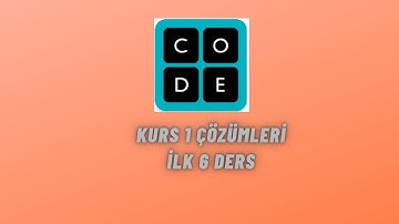 CODE.ORG KURS 1 ÇÖZÜMLERİ PART1