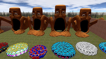 Surviving Lobotomy Dash & Tung Tung Tung Sahur Nextbots in Big Maze Map | GMod Nextbot Frenzy 💀🔥