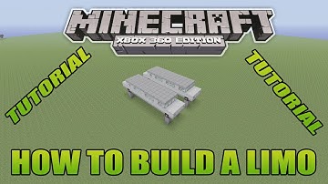 Minecraft Xbox Edition Tutorial How To Build A Limo