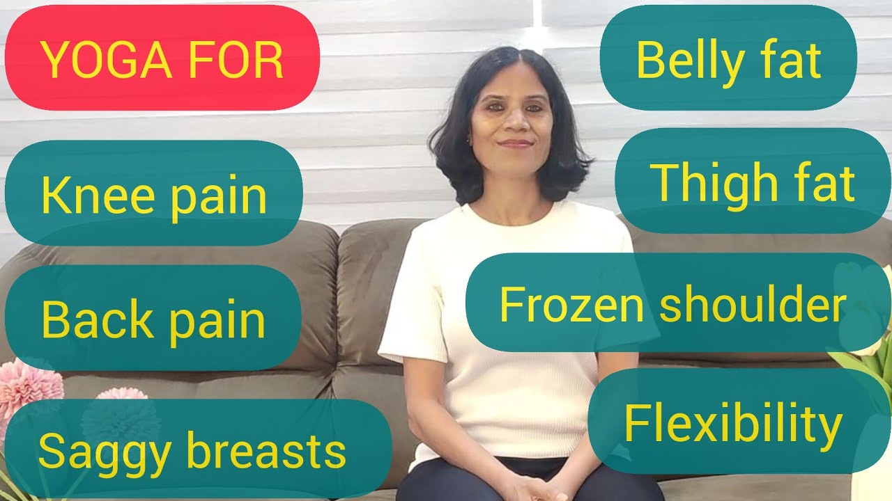 Yoga With Manisha |Yoga for weightloss pcod sugar knee pain cervical constipation back pain shoulder
