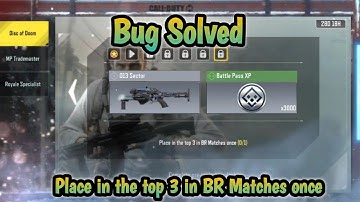 Place in the top 3 in BR Matches once in cod mobile | D13 Sectro CODM