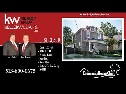 807 Mary Etta St, Middletown, OH home video tour