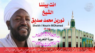 سورة التحريم مكتوبة  الشيخ نورين محمد صديق Surah At-Tahrim Sheikh | Nourin Mohamed Siddig